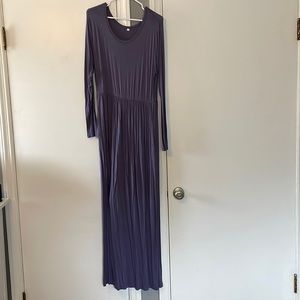 Purple maxi dress